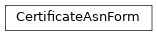 Inheritance diagram of netbox_rpki.forms.CertificateAsnForm