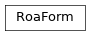 Inheritance diagram of netbox_rpki.forms.RoaForm