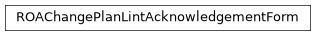 Inheritance diagram of netbox_rpki.forms.ROAChangePlanLintAcknowledgementForm